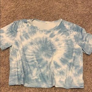 Tie dye crop top